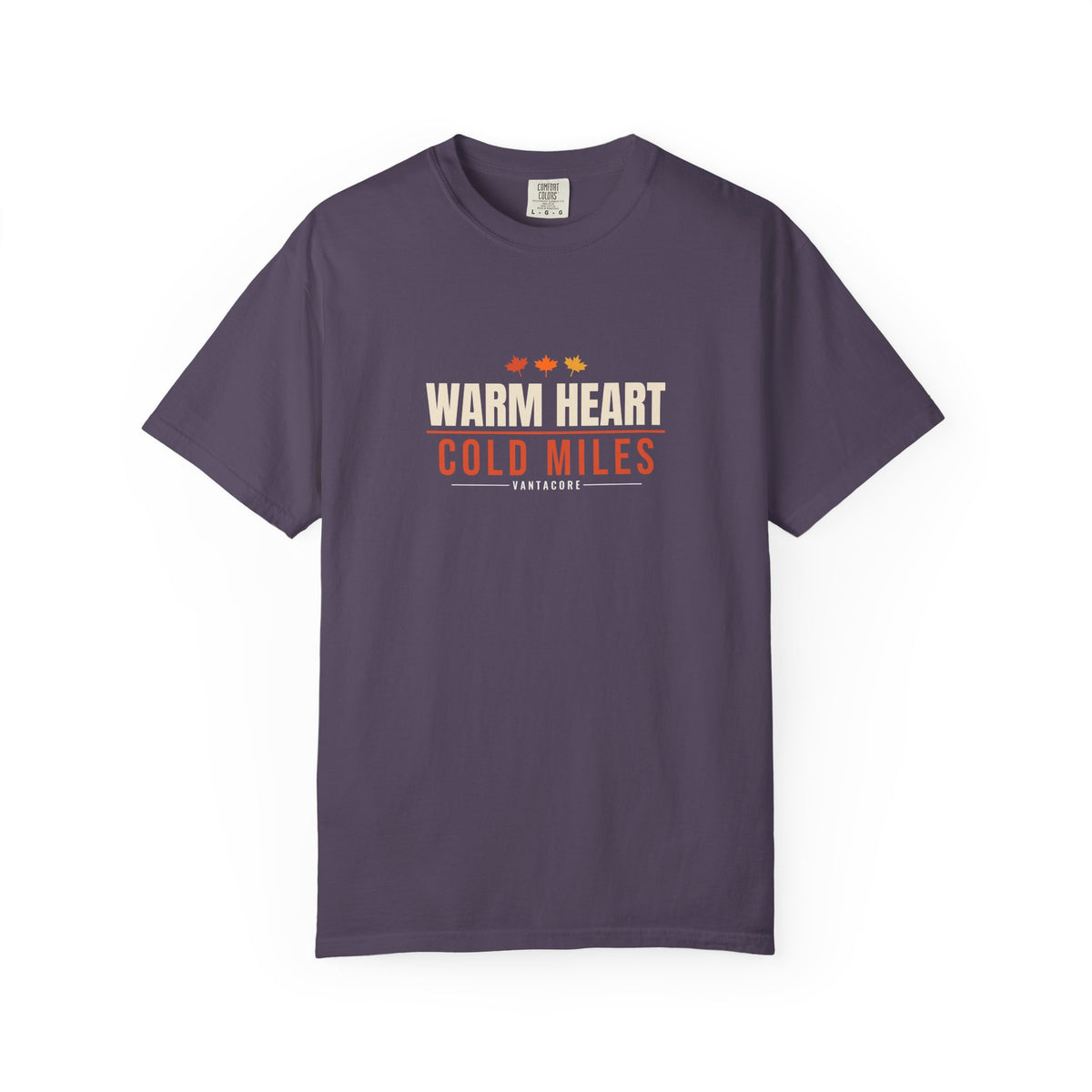 Warm Heart Cold Miles | Women's Garment-Dyed Graphic Tee