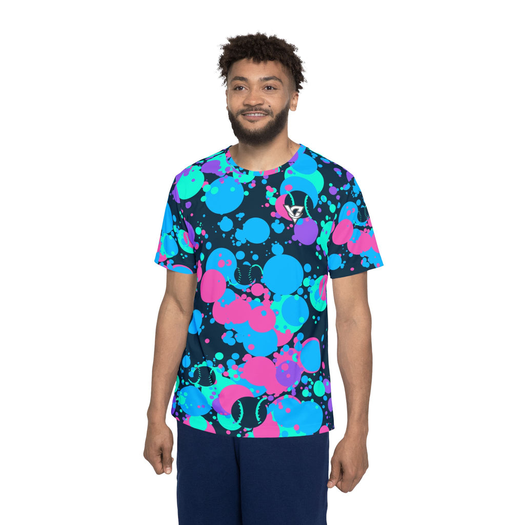 Baseball & Softball Neon Lagoon Splash Zone Men's Sports Jersey