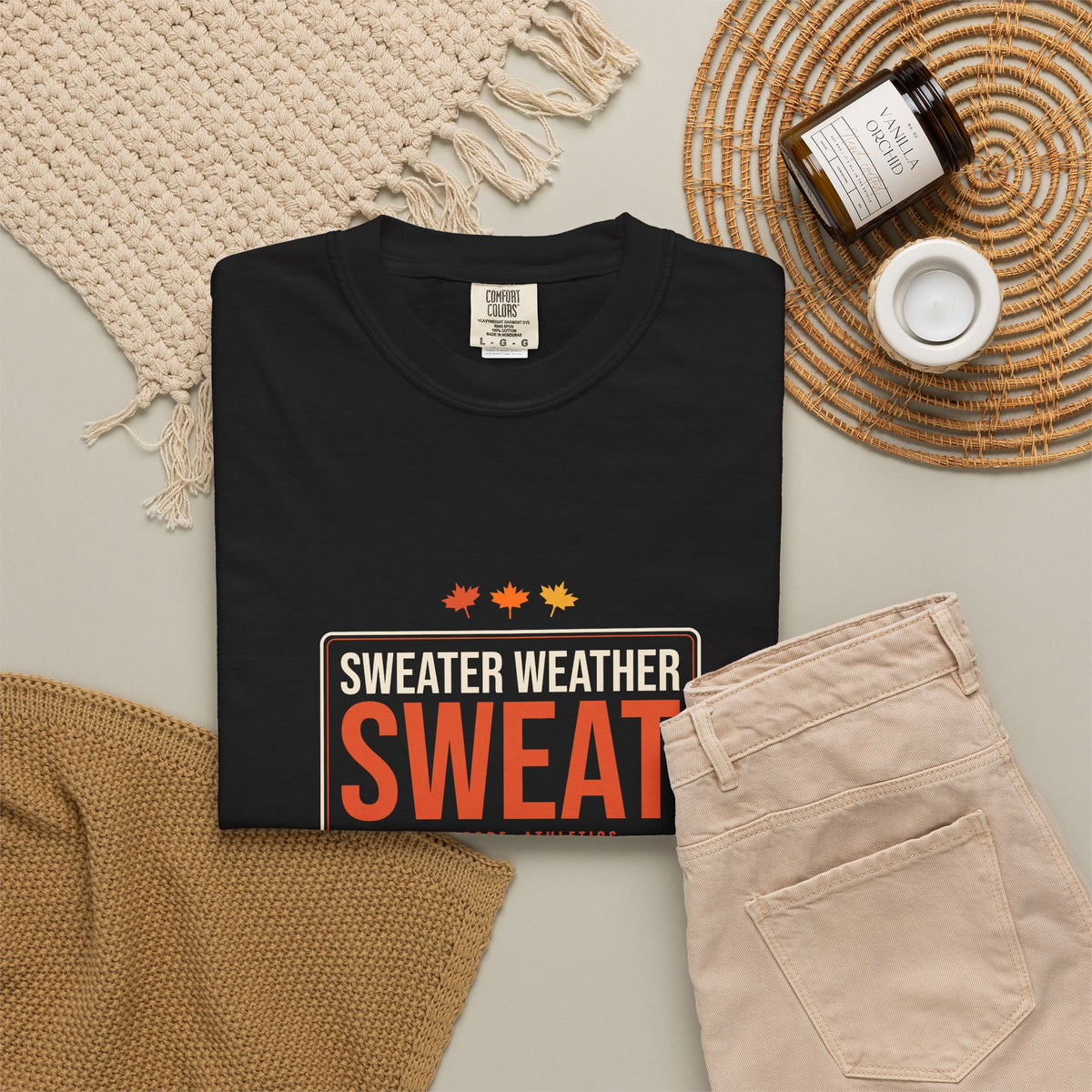Sweater Weather Sweat | Women's Garment-Dyed Graphic Tee