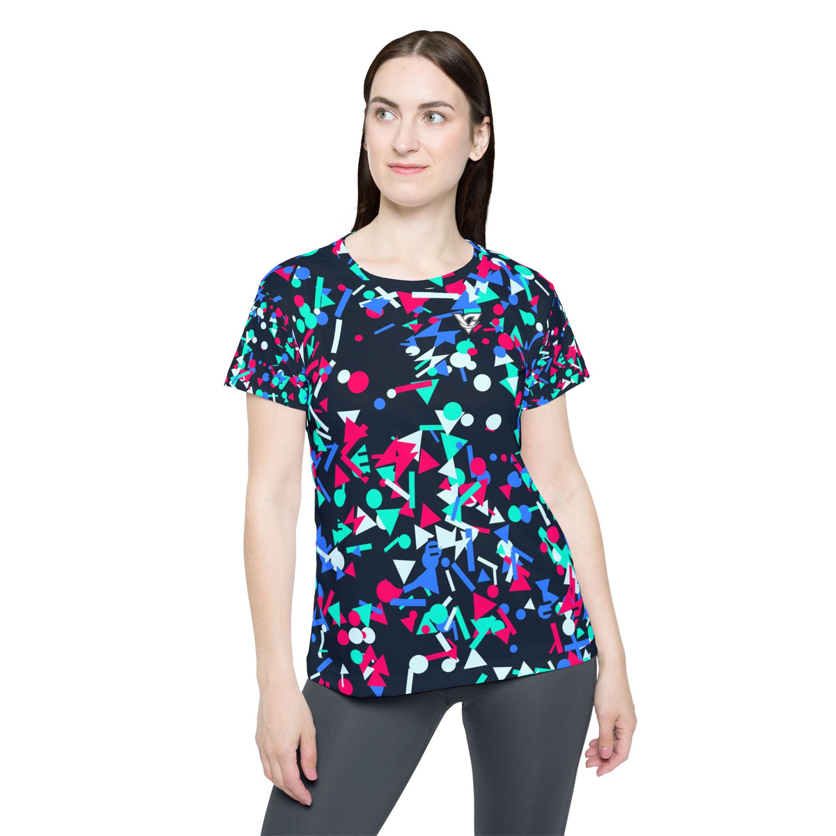 Running Arctic Neon Confetti Pop Women's Sports Jersey