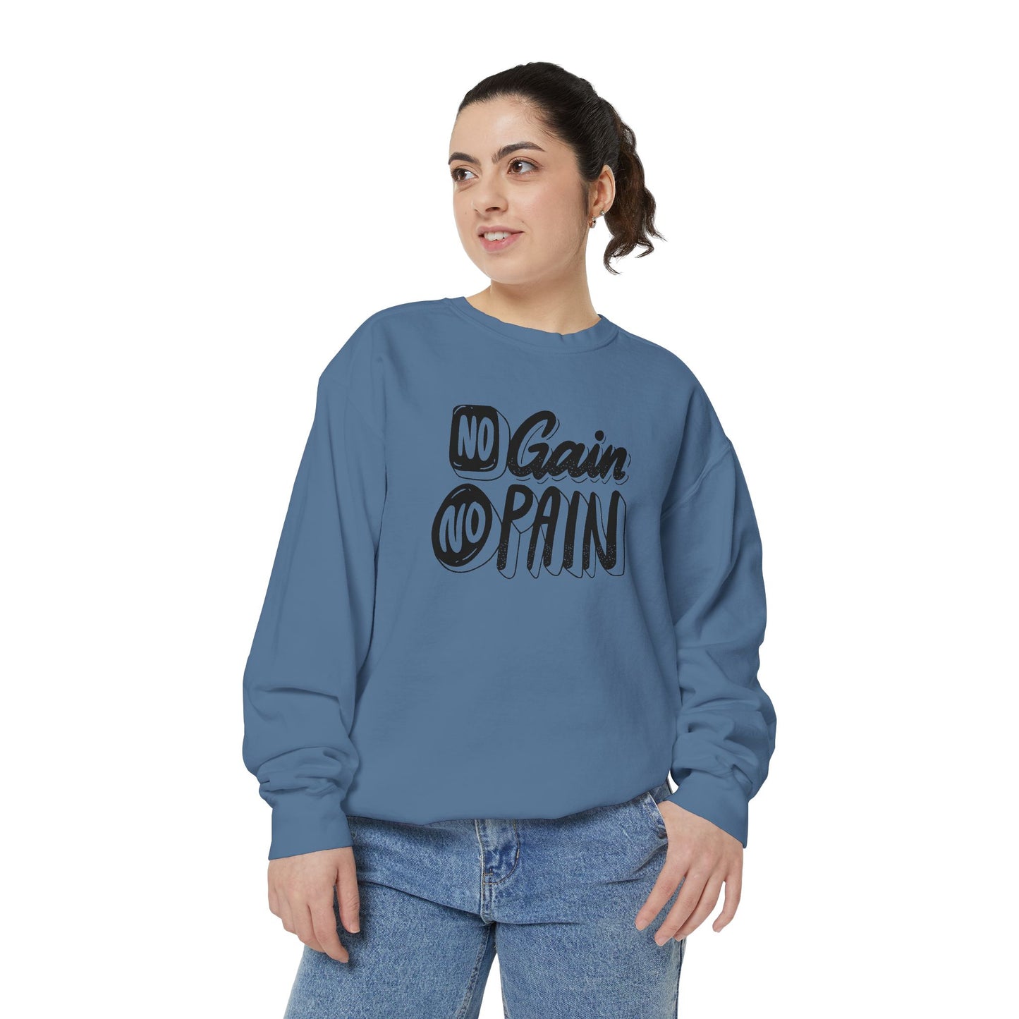 No Gain No Pain Sweatshirt | Motivational Fitness Crewneck