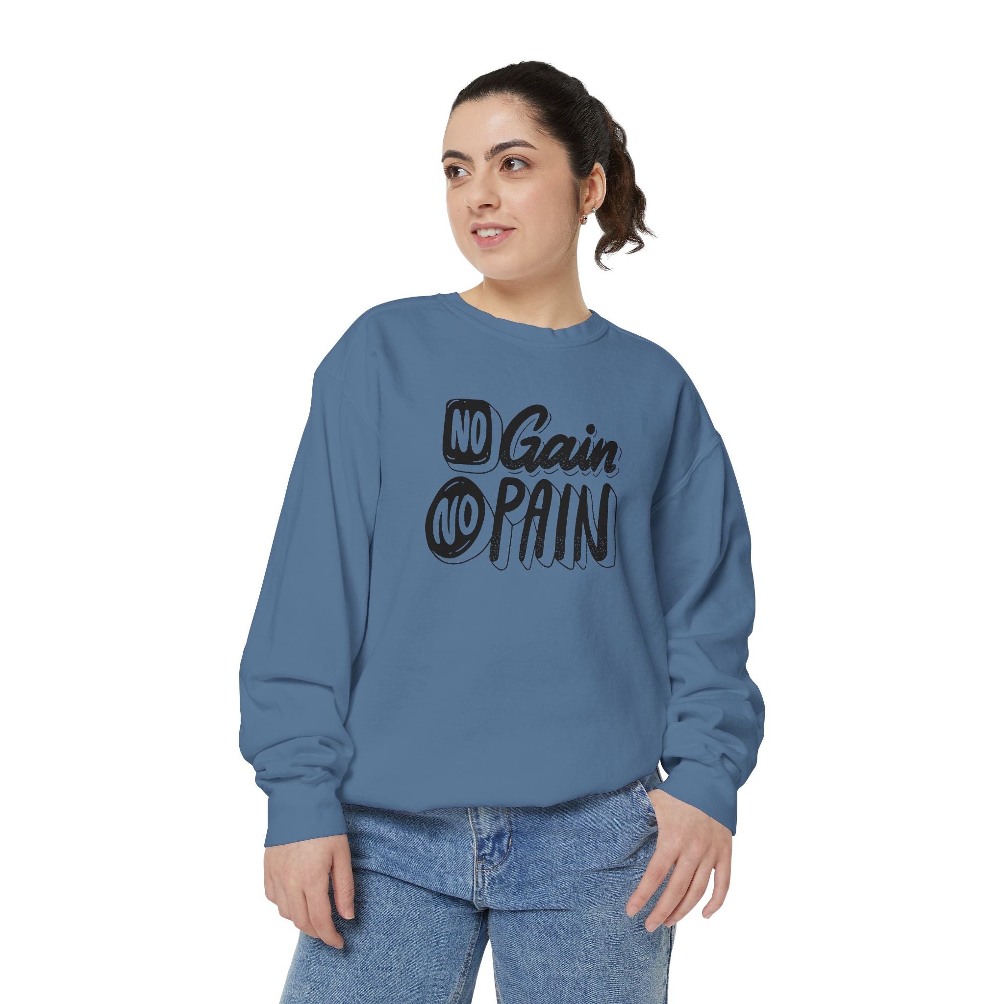 No Gain No Pain Sweatshirt | Motivational Fitness Crewneck
