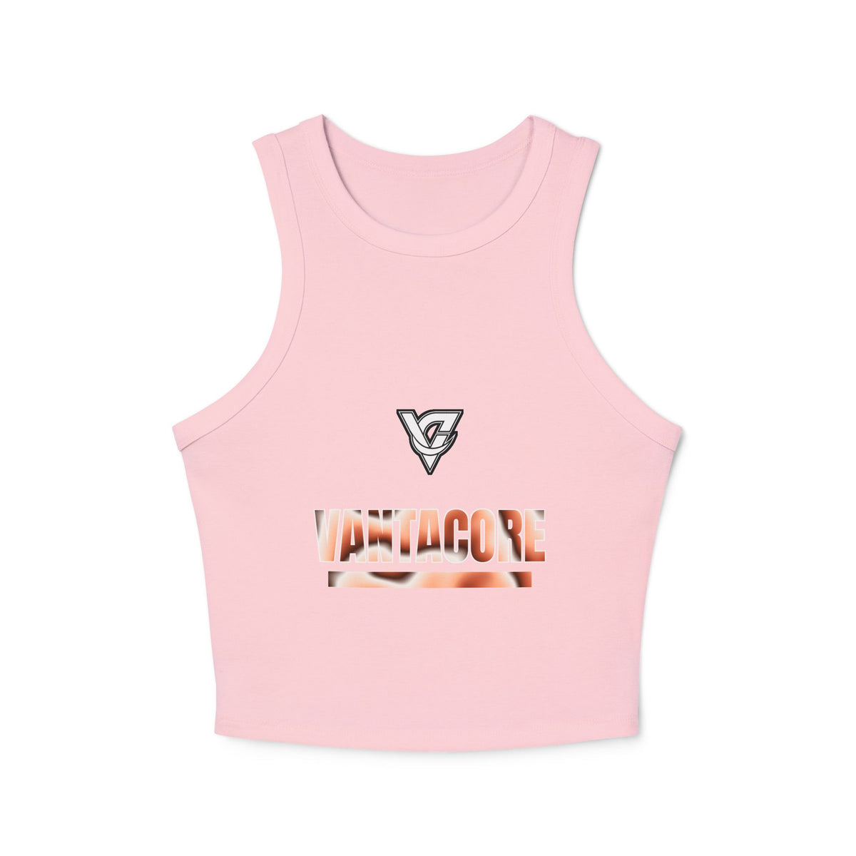 Peach Tie-Dye Women's Racerback Tank