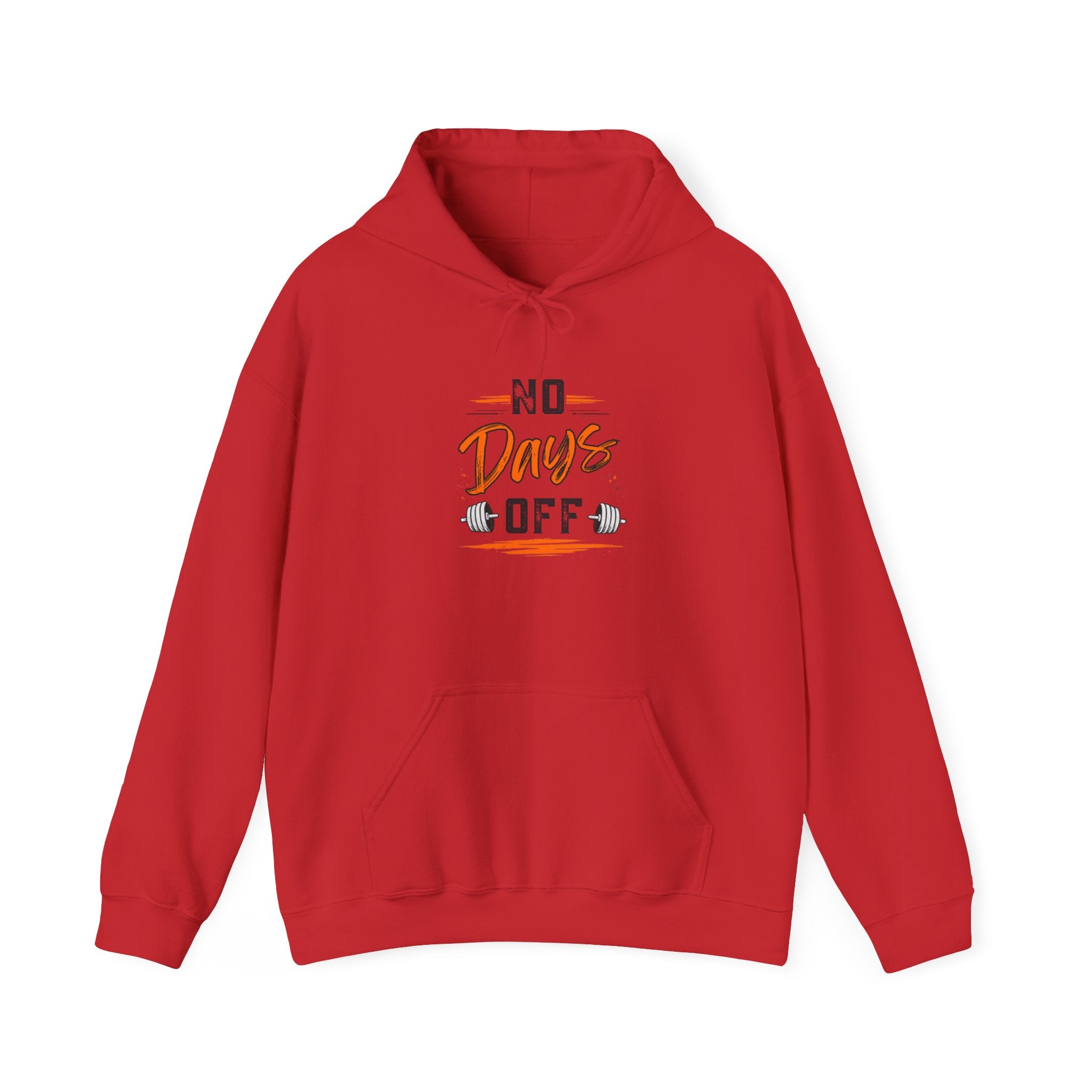 No Days Off | Heavy Hooded Sweatshirt