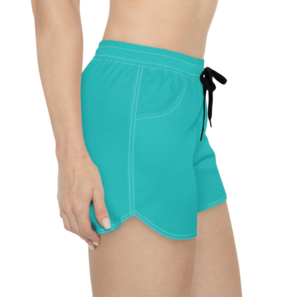 Women's Multipurpose Athletic Shorts with Pockets | Turquoise Essential
