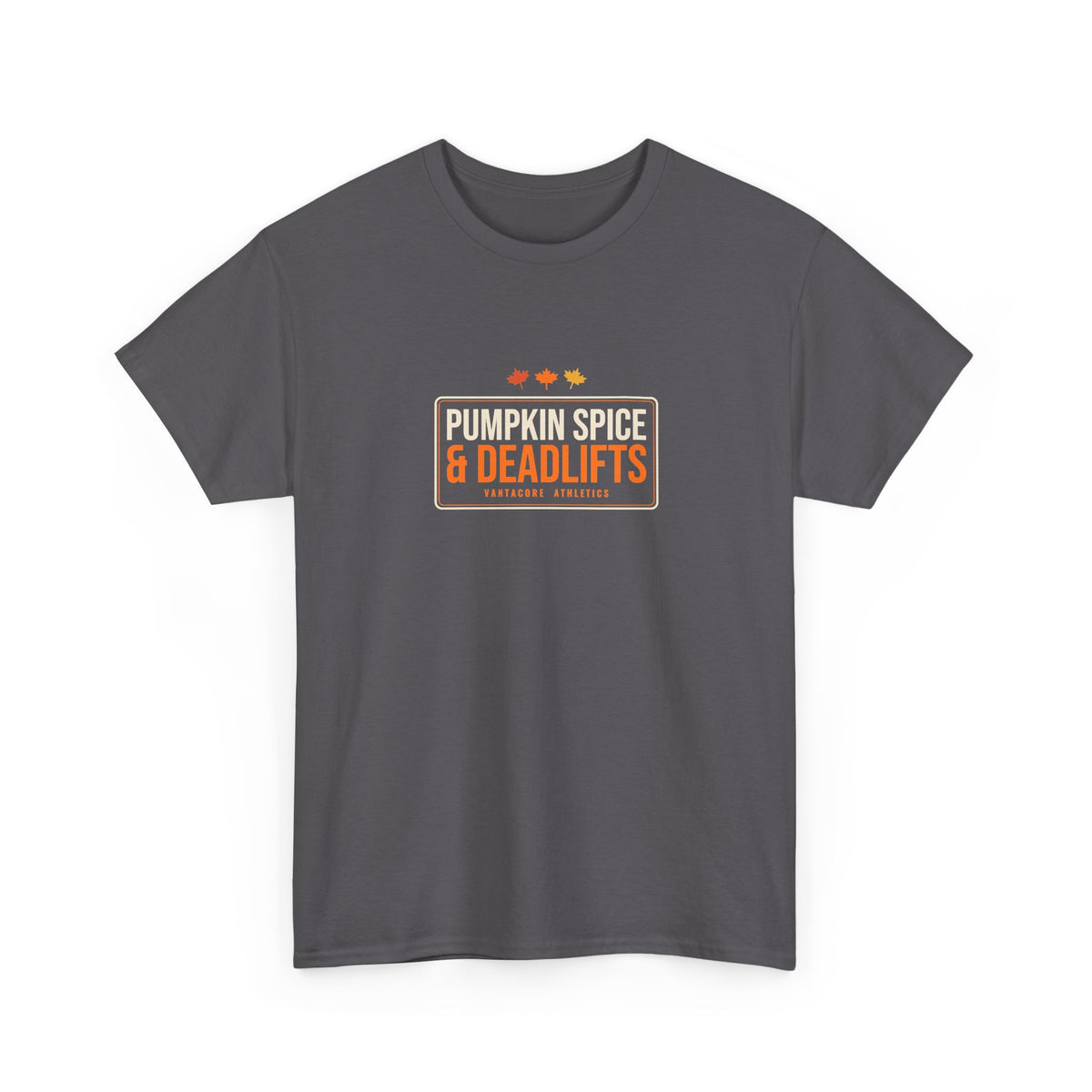 Pumpkin Spice & Deadlifts | Men's Graphic Gym T-Shirt