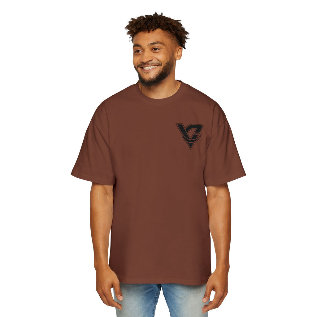 Graphic Tee — Minimal Geometric V Logo Chest Print
