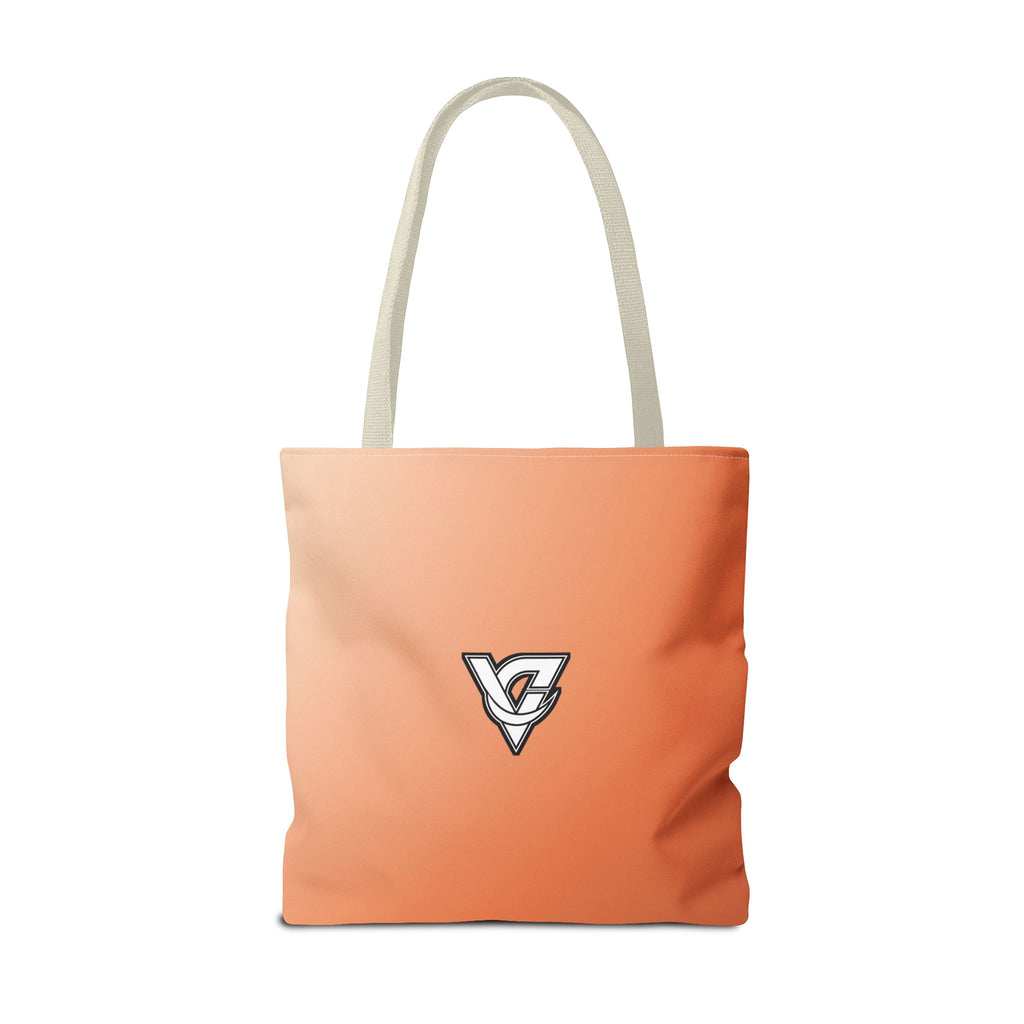 Terracotta Ombre Tote Bag — All-Over Print Gym & Everyday Tote