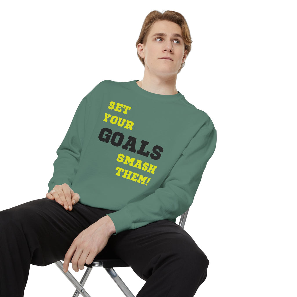 Set Goals | Motivational Crewneck Sweatshirt
