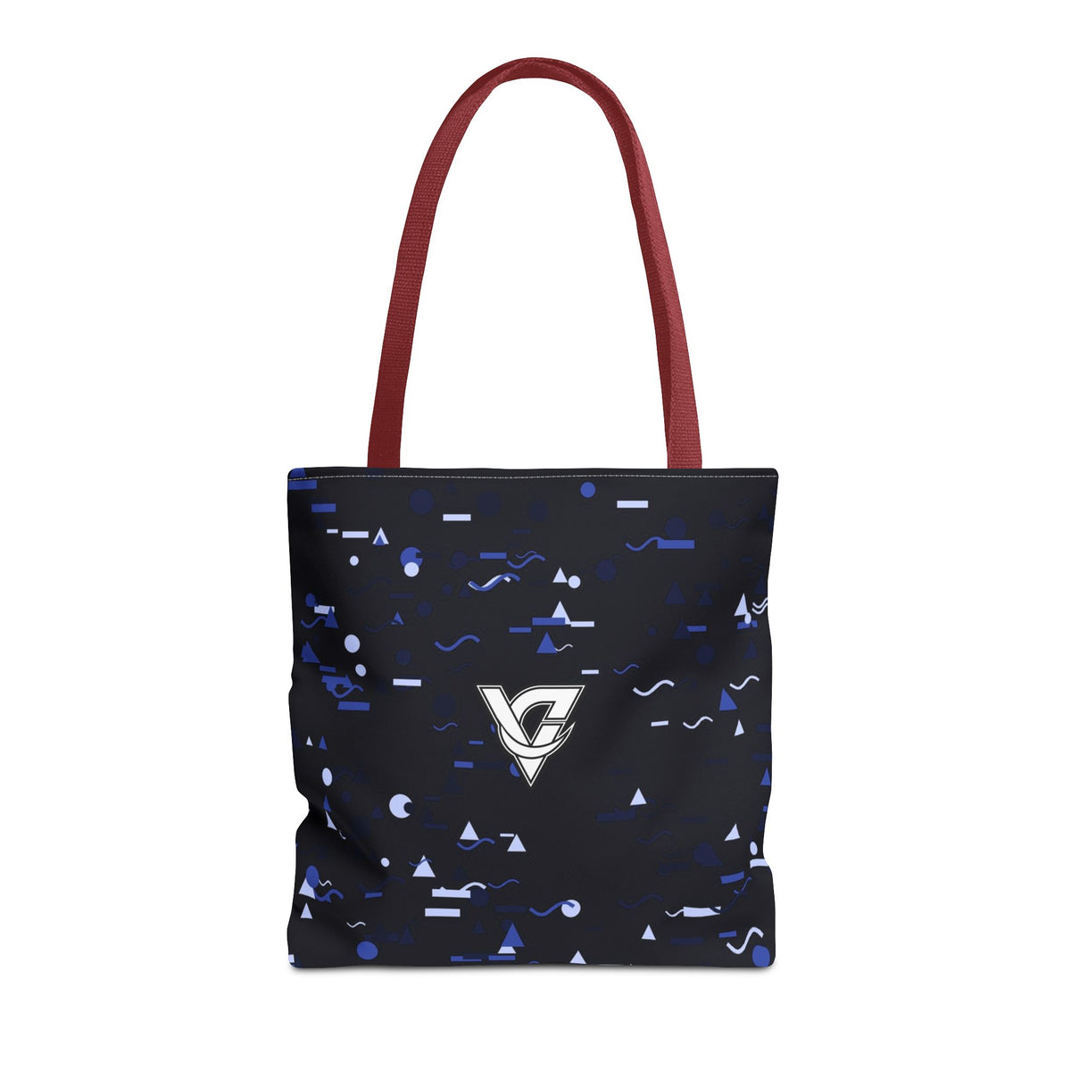 Midnight Confetti Tote Bag — All-Over Print Gym & Everyday Tote