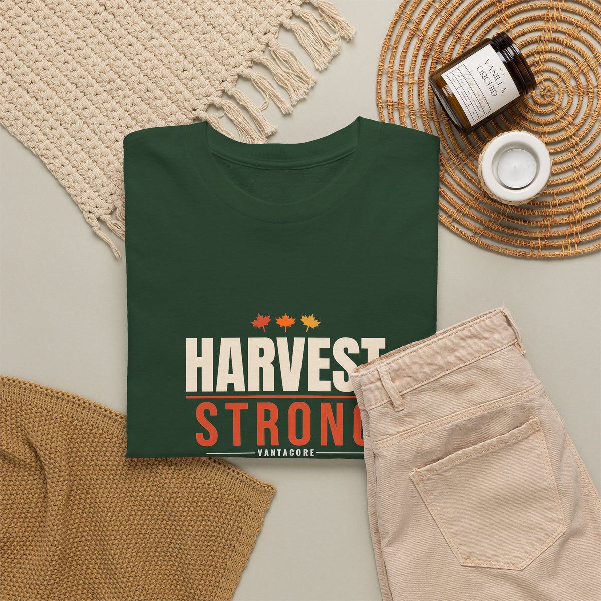 Harvest Strong | Men's Graphic Gym T-Shirt