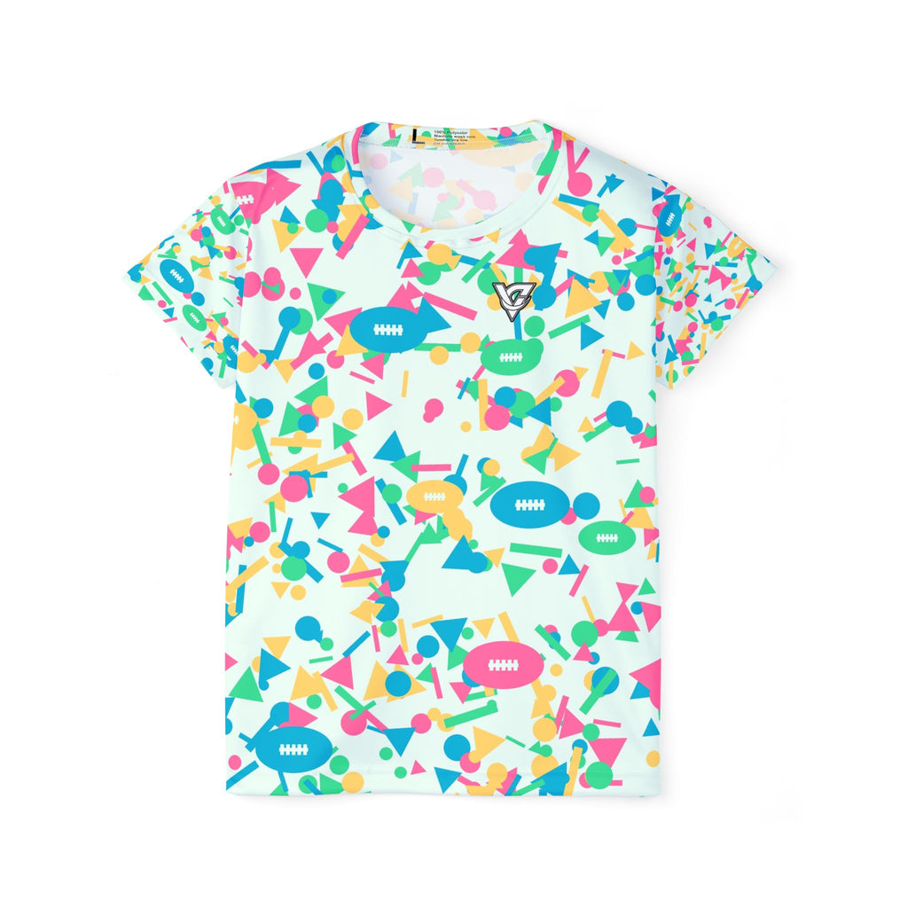 Football Mint Sorbet Confetti Pop Women's Sports Jersey