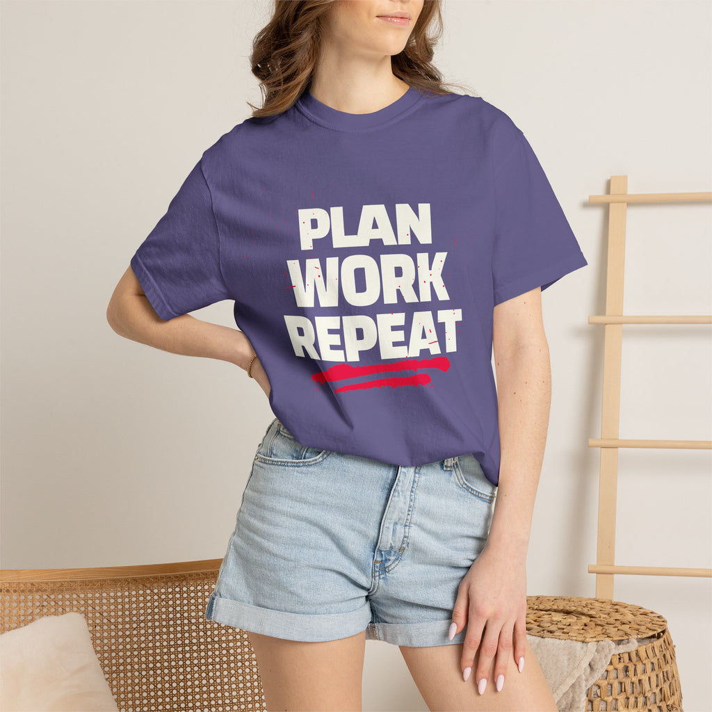 Plan Work Repeat | Graphic T-Shirt