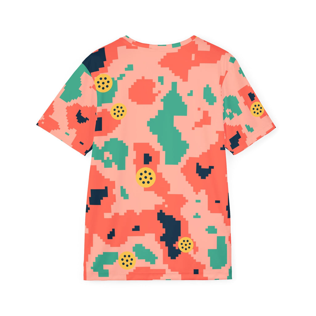 Pickleball Coral Reef Pixel Camo Men's Sports Jersey