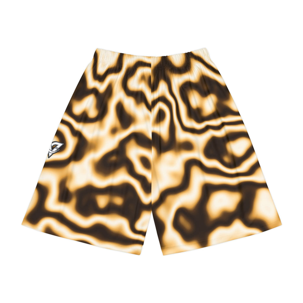 Men's Desert Marble Athletic Sports Shorts