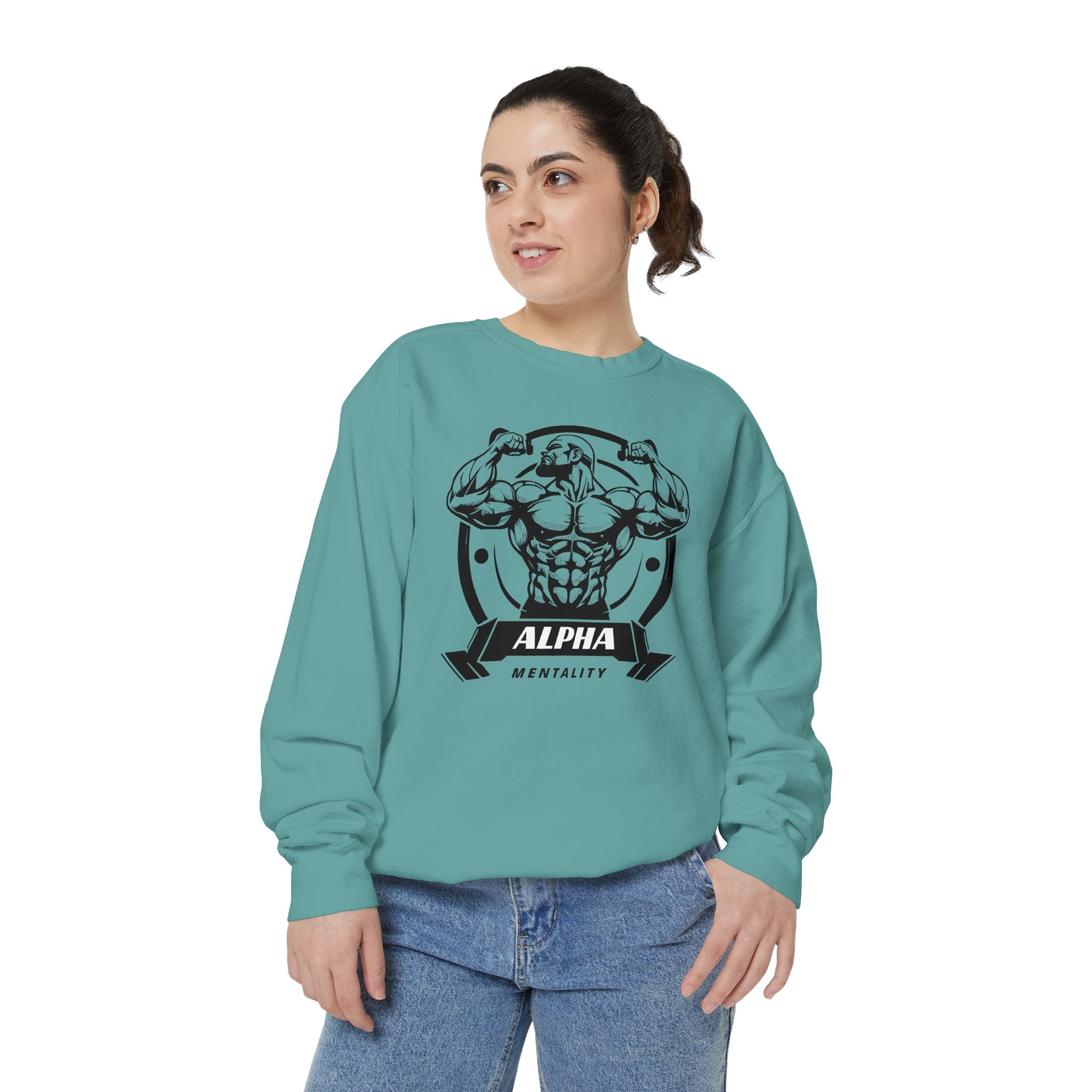 Alpha Mentality Sweatshirt | Muscular Gym Crewneck
