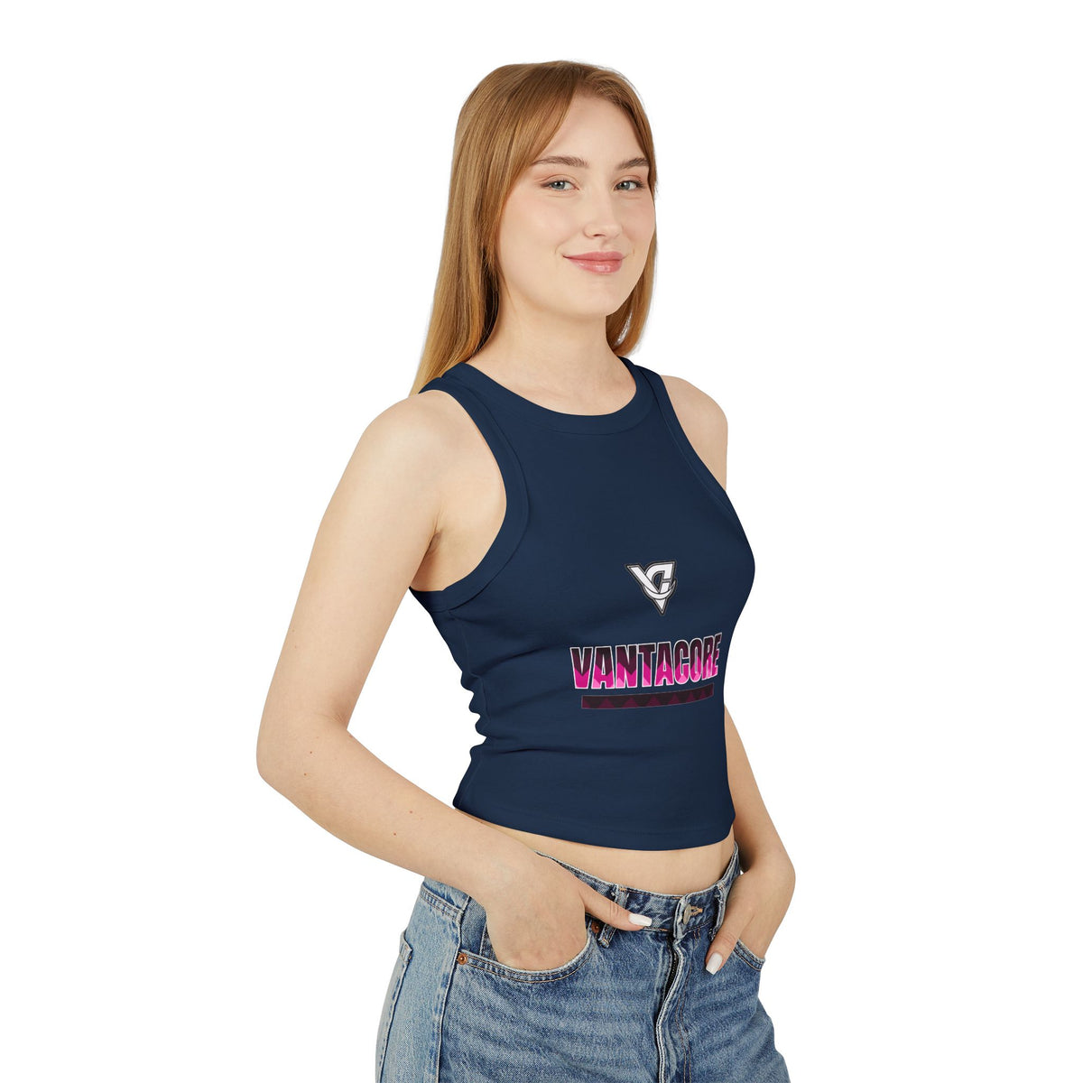Berry Zigzag Women's Racerback Tank