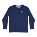 Midnight Navy Essential Men's Long Sleeve Athletic Shirt