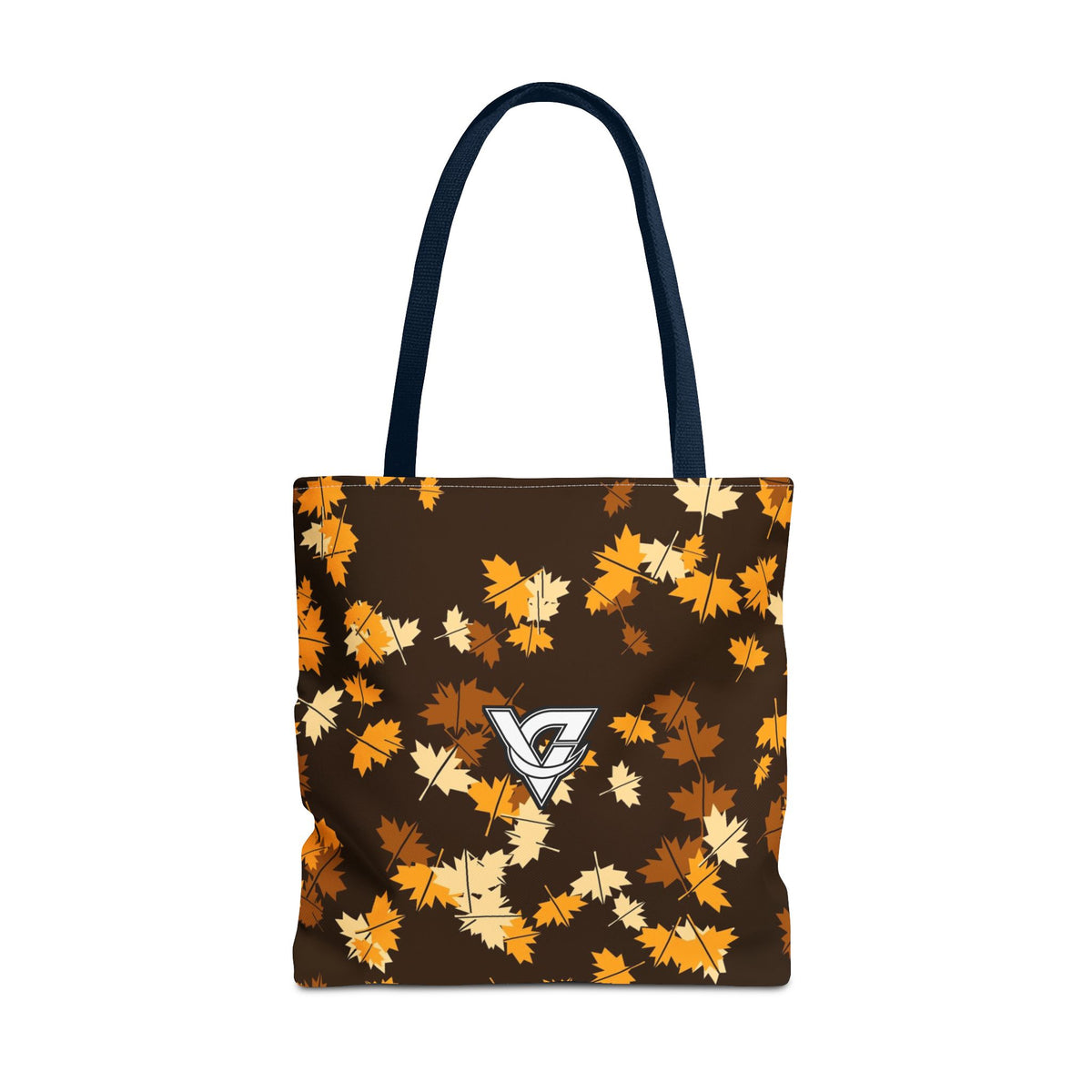 Amber Falling Leaves Tote Bag — All-Over Print Gym & Everyday Tote