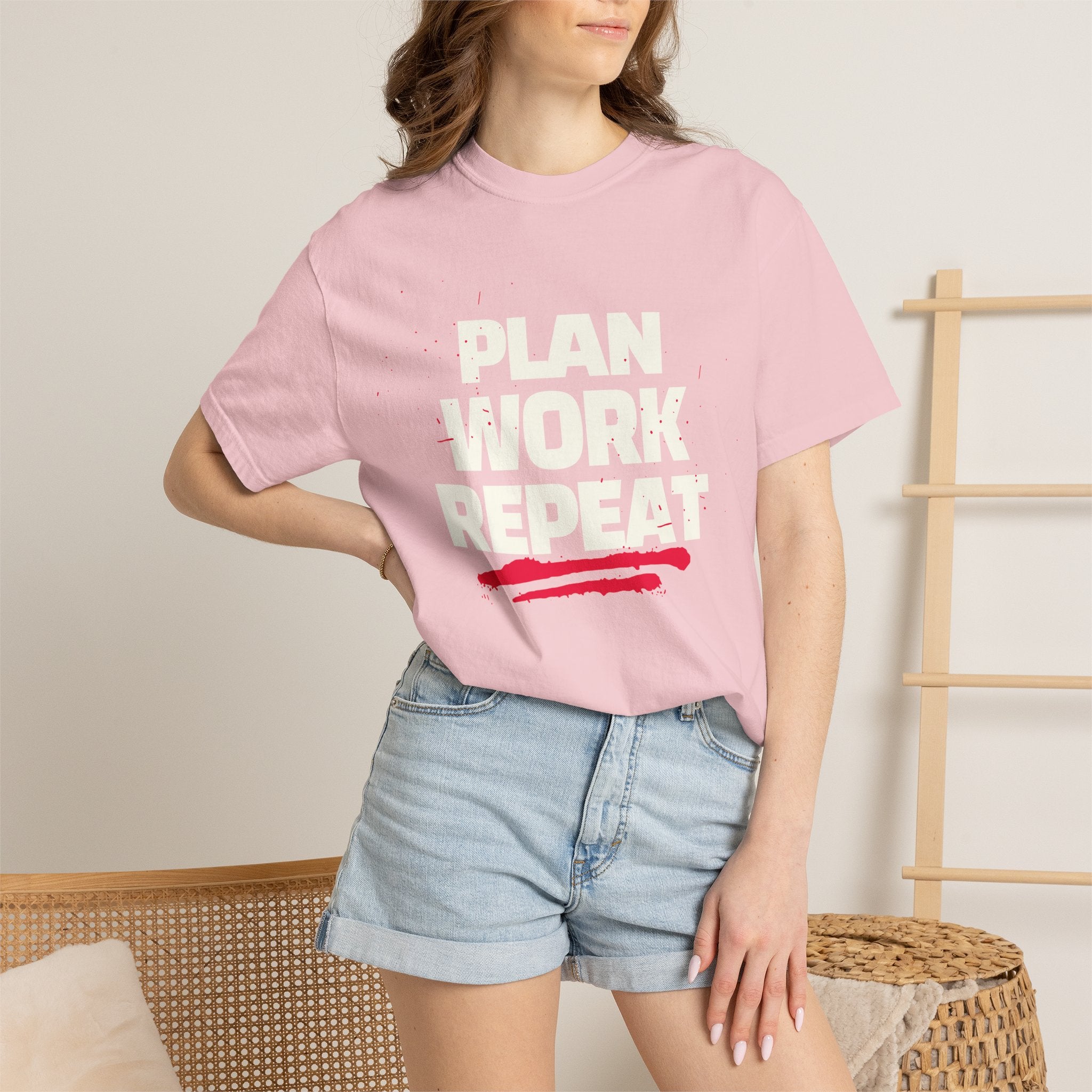 Plan Work Repeat | Graphic T-Shirt