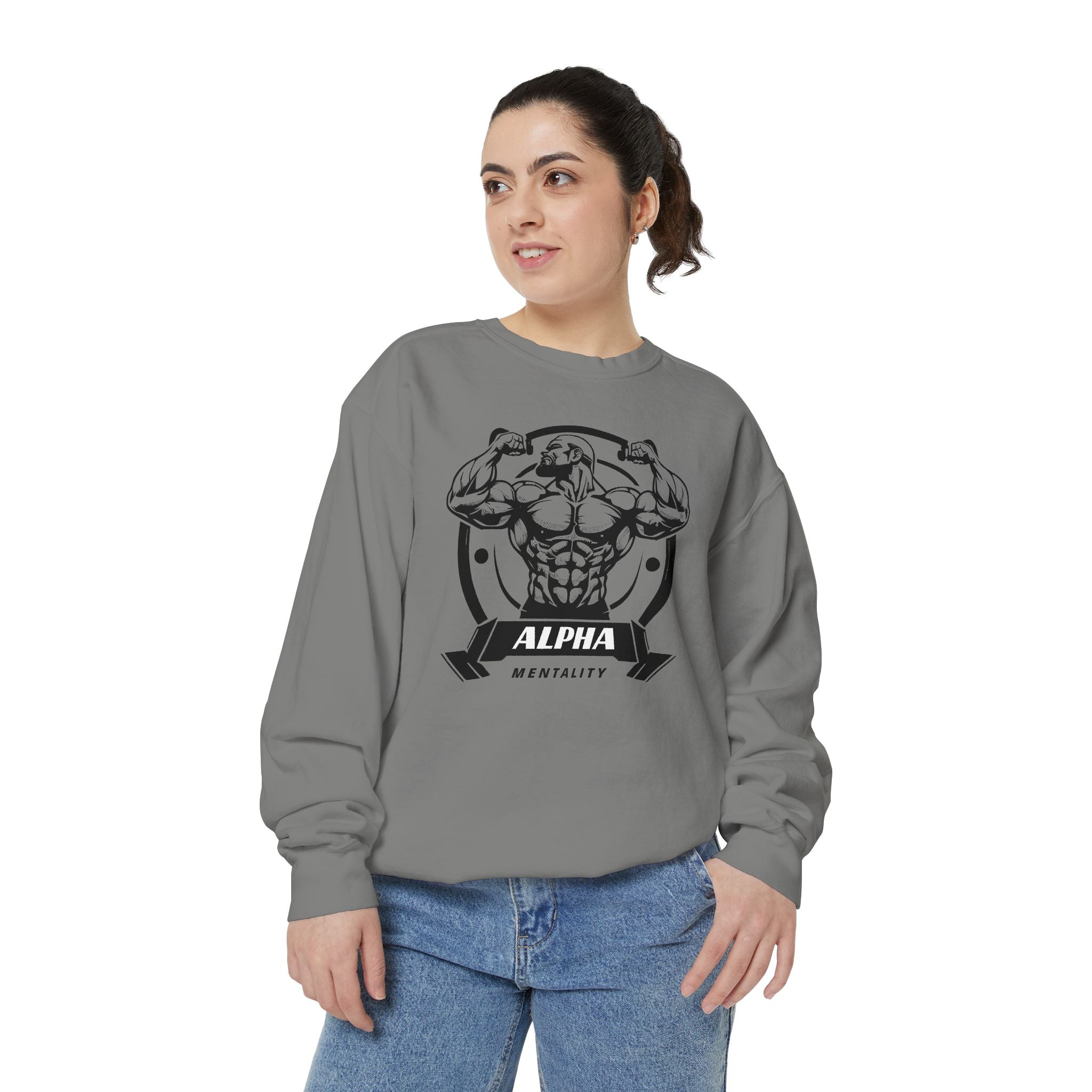 Alpha Mentality Sweatshirt | Muscular Gym Crewneck