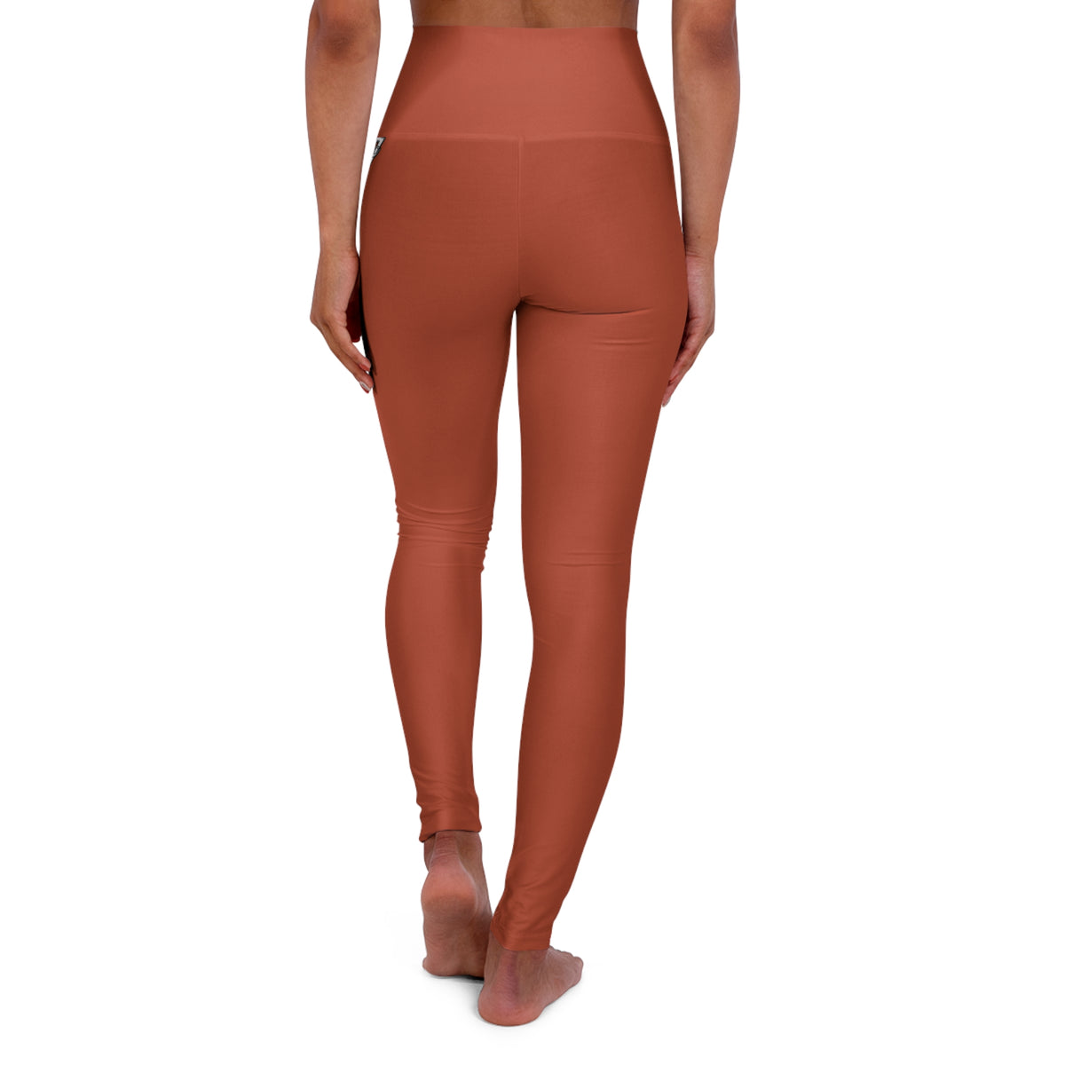 Rust Essential High-Waisted Yoga Leggings