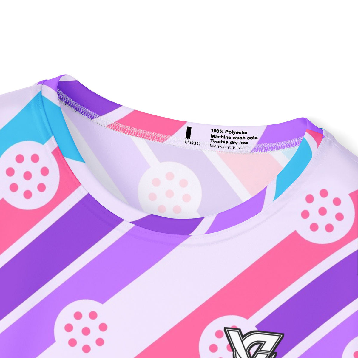 Pickleball Lilac Wave Stripe Surge Men's Sports Jersey