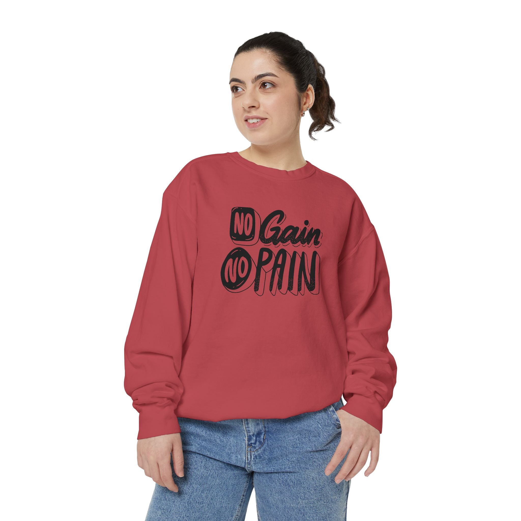 No Gain No Pain Sweatshirt | Motivational Fitness Crewneck