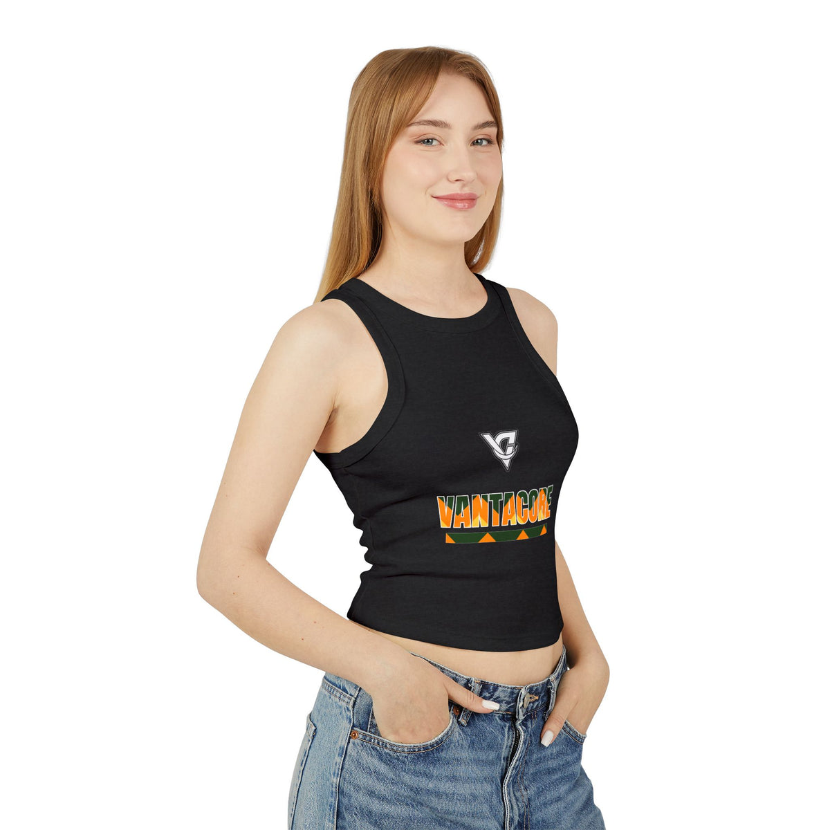 Citrus Chevron Women's Racerback Tank