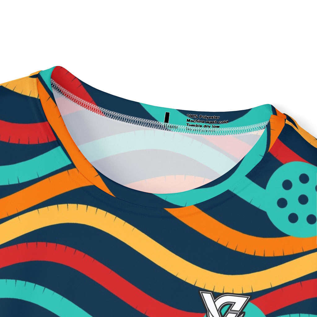 Pickleball Tropic Heat Wave Rider Men's Sports Jersey