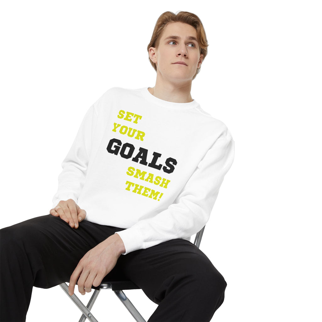Set Goals | Motivational Crewneck Sweatshirt