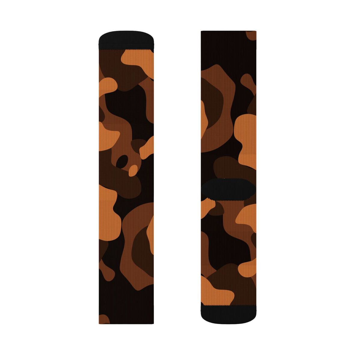 Copper Camo Athletic Crew Socks