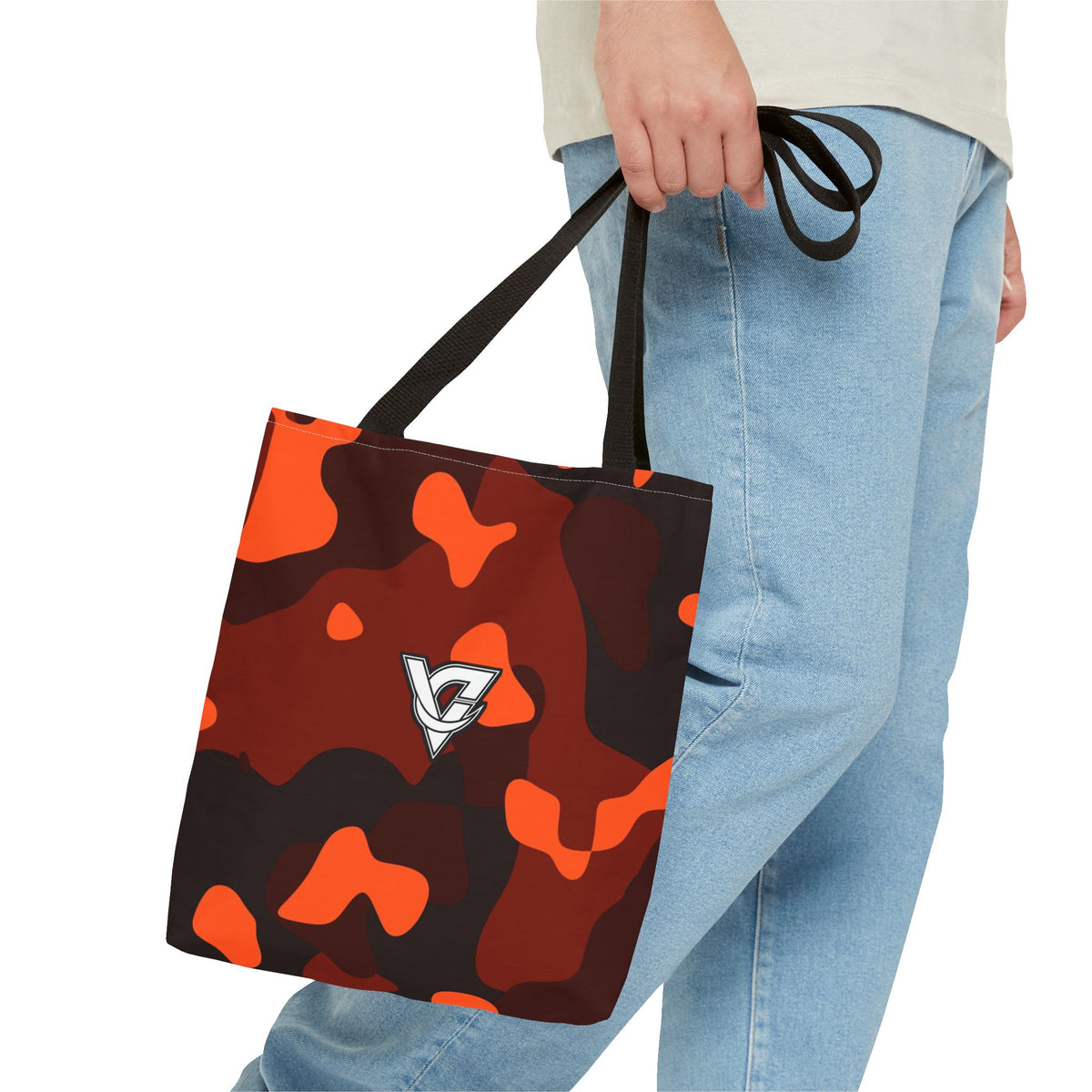Ember Camo Tote Bag — All-Over Print Gym & Everyday Tote