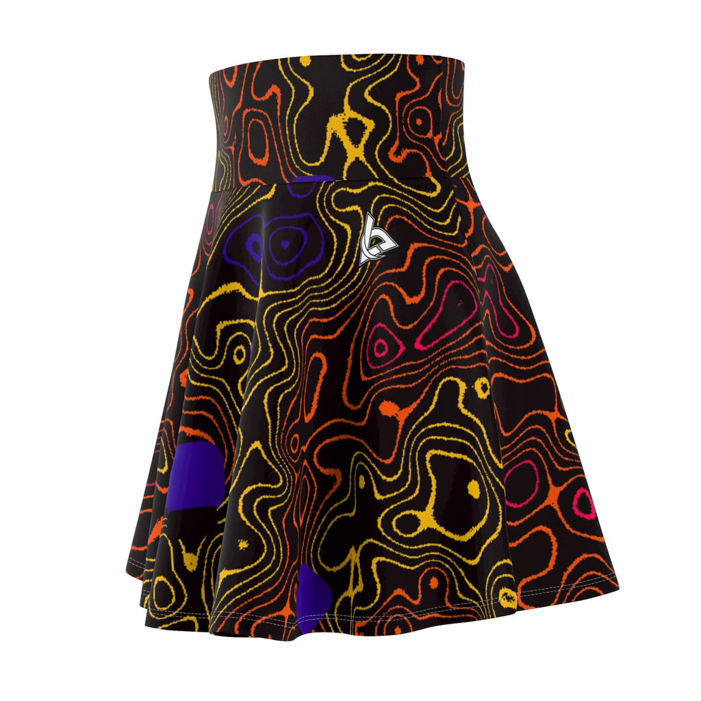 Combat Sports Hot Lava Topo Trail Women's Athletic Skater Skirt