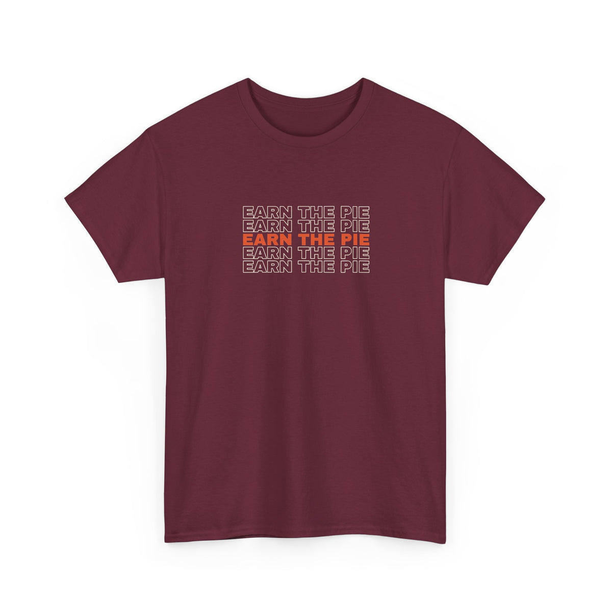 Earn The Pie | Men's Graphic Gym T-Shirt