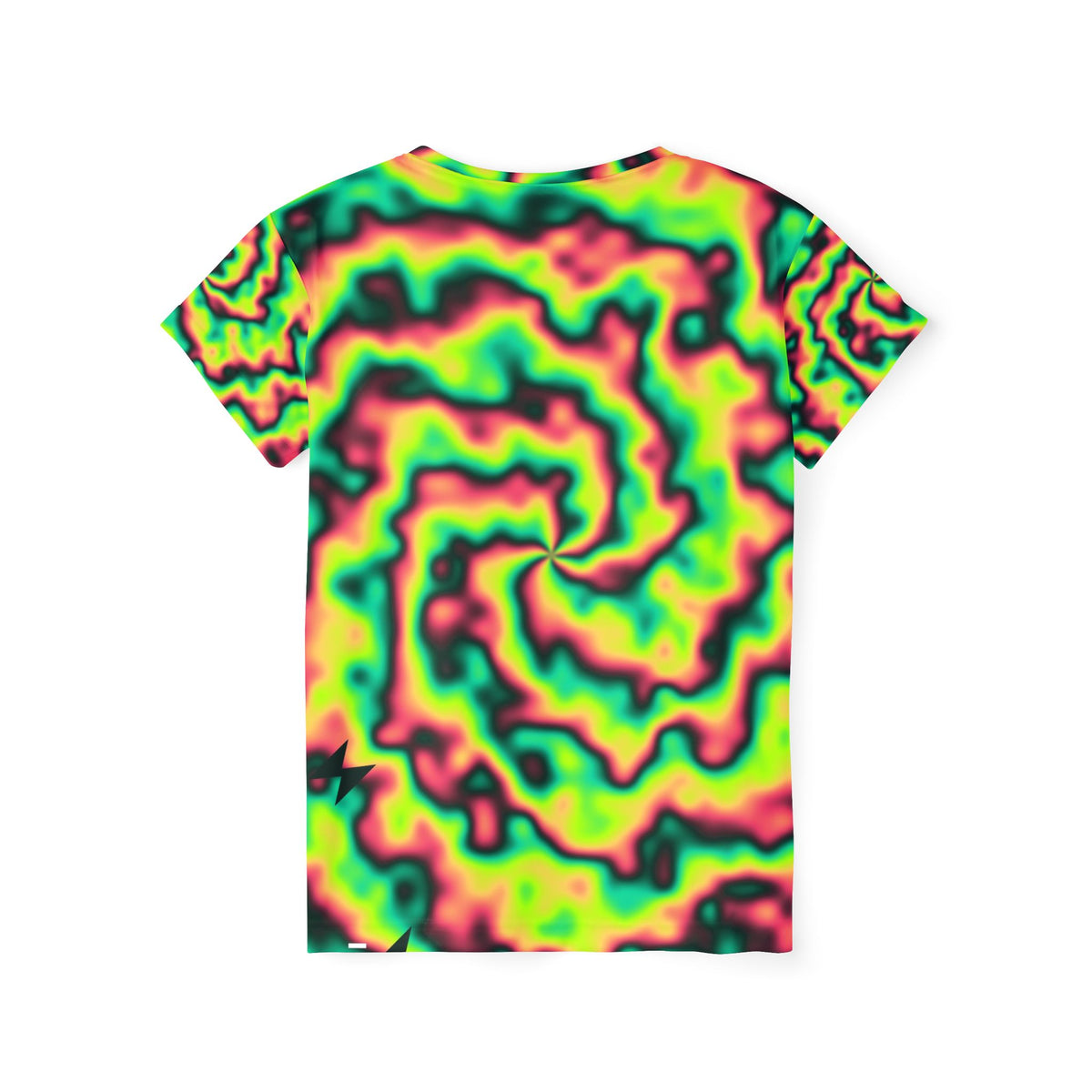 Running Emerald Zest Tie-Dye Spin Women's Sports Jersey