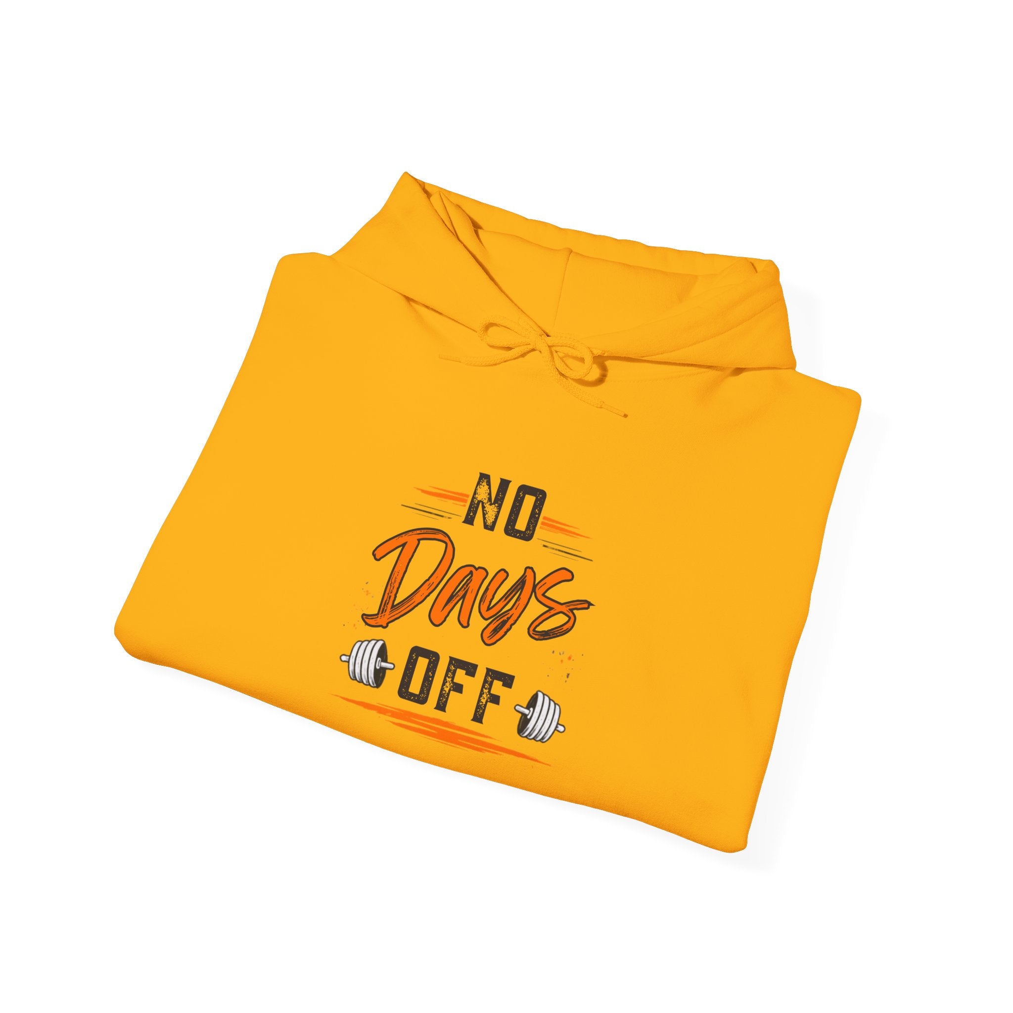 No Days Off | Heavy Hooded Sweatshirt