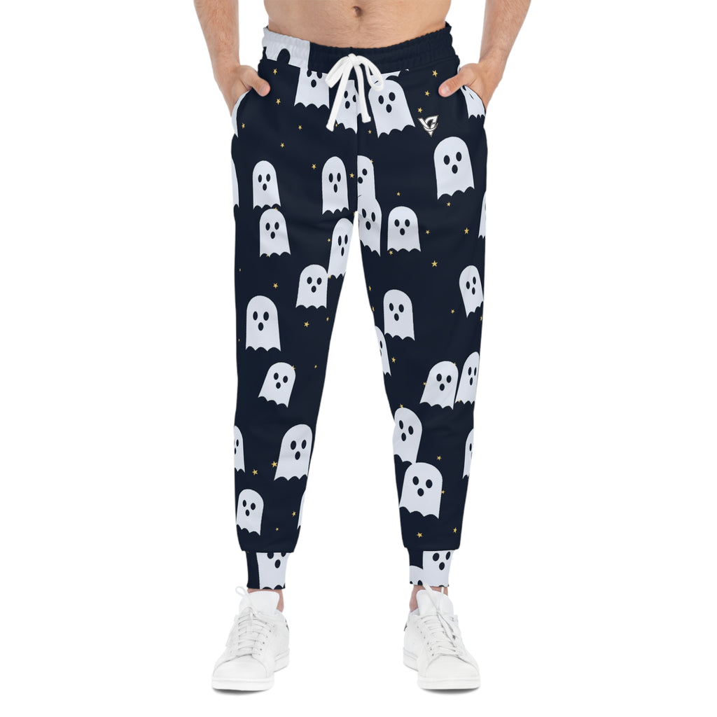 Halloween Ghostly Night Ghost Parade Men's Joggers – All-Over Print Athletic Jogger Pants