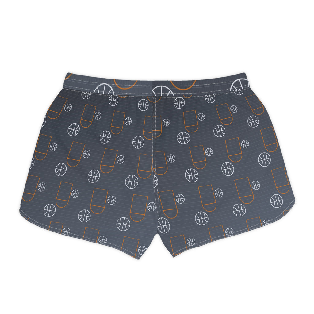 Basketball Slate Storm Court Seam Women's Athletic Shorts with Pockets