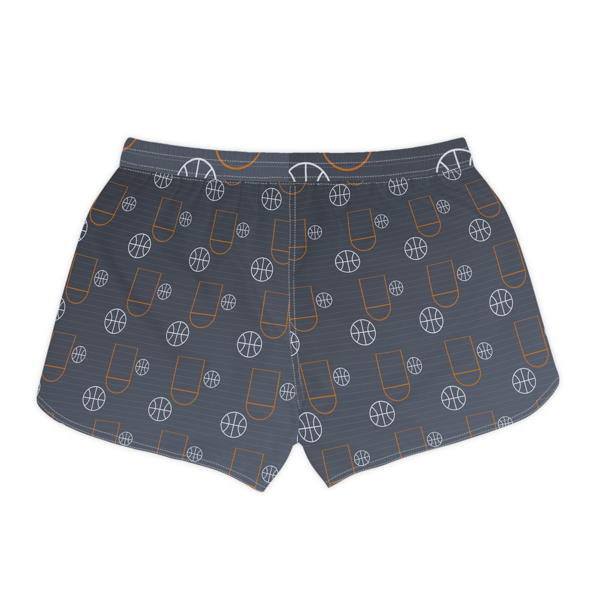 Basketball Slate Storm Court Seam Women's Athletic Shorts with Pockets