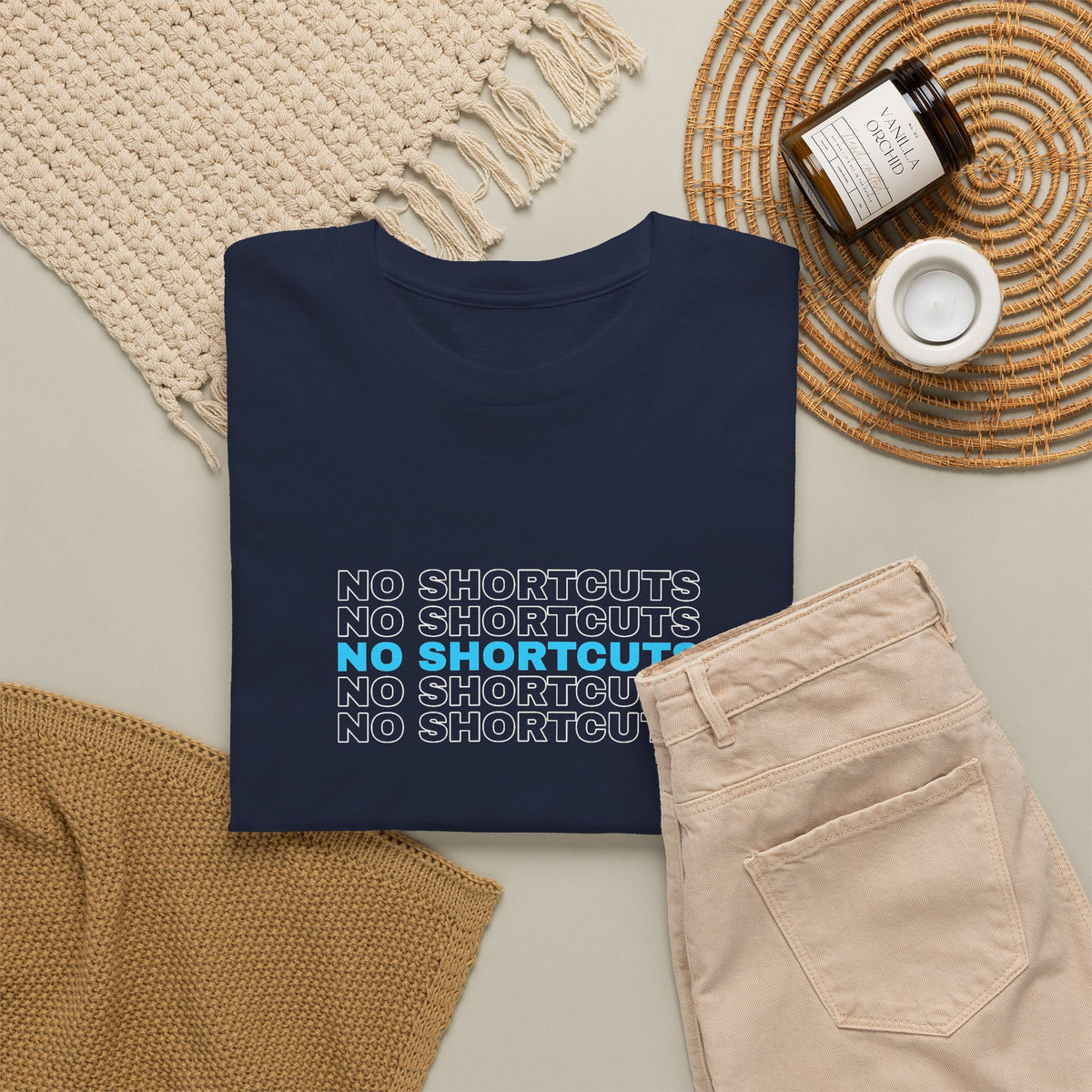 No Shortcuts | Men's Graphic Gym T-Shirt