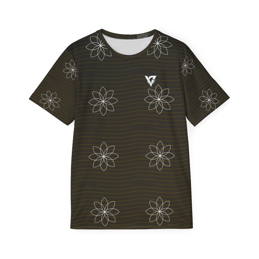 Yoga Gold Rush Flow Lotus Men's Sports Jersey