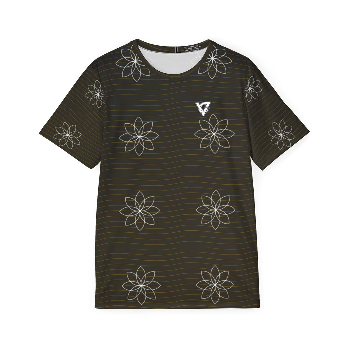 Yoga Gold Rush Flow Lotus Men's Sports Jersey