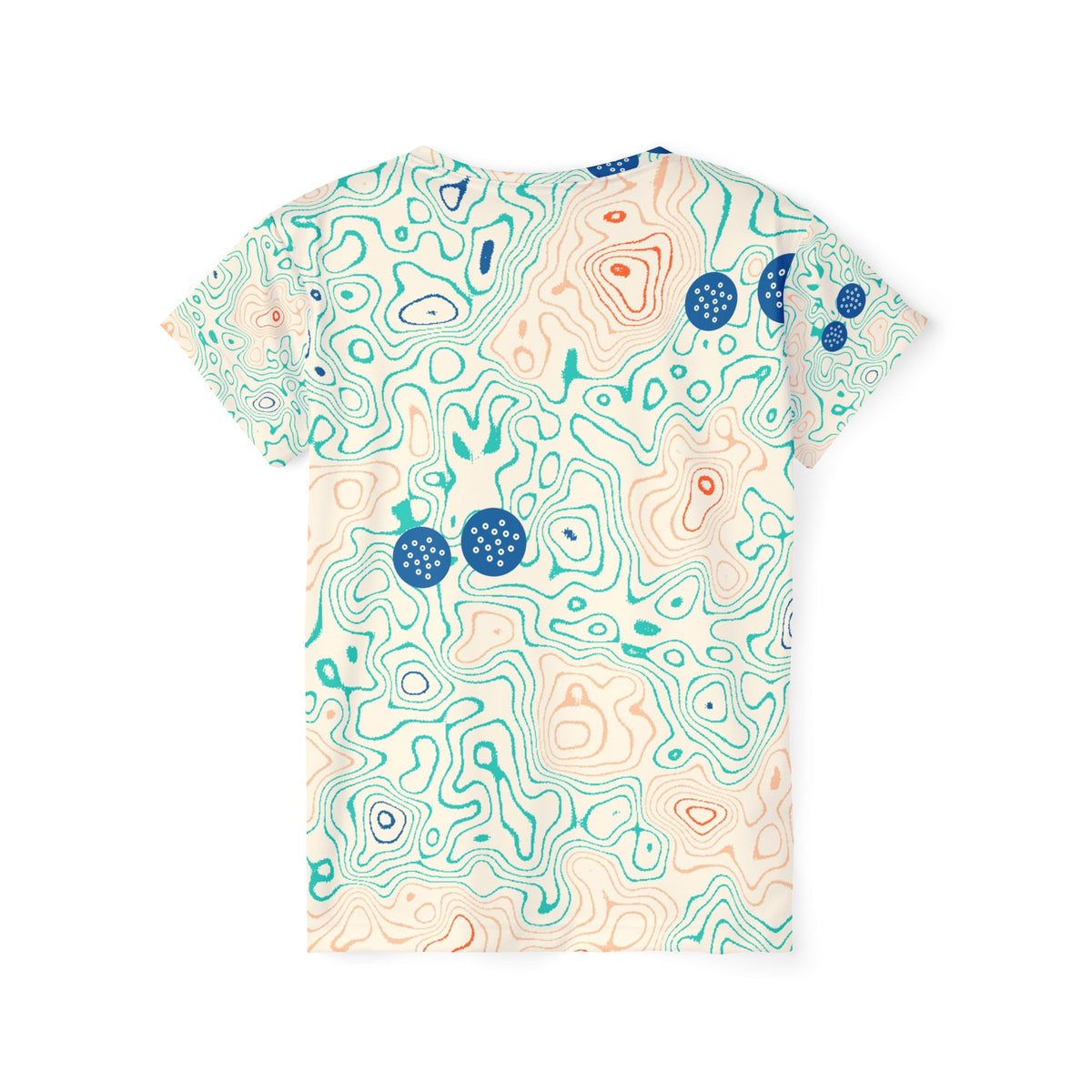 Golf Papaya Splash Topo Trail Women's Sports Jersey