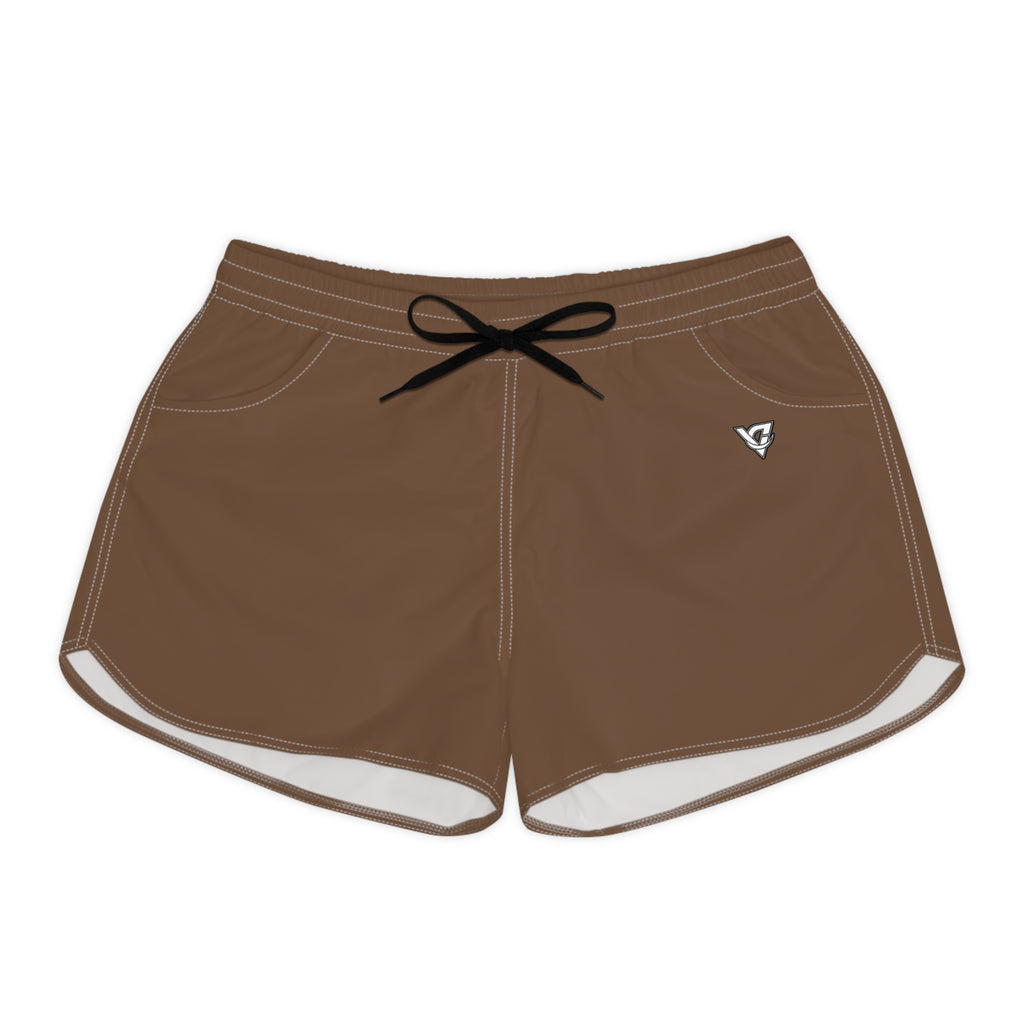 Women's Multipurpose Athletic Shorts with Pockets | Mocha Brown Essential