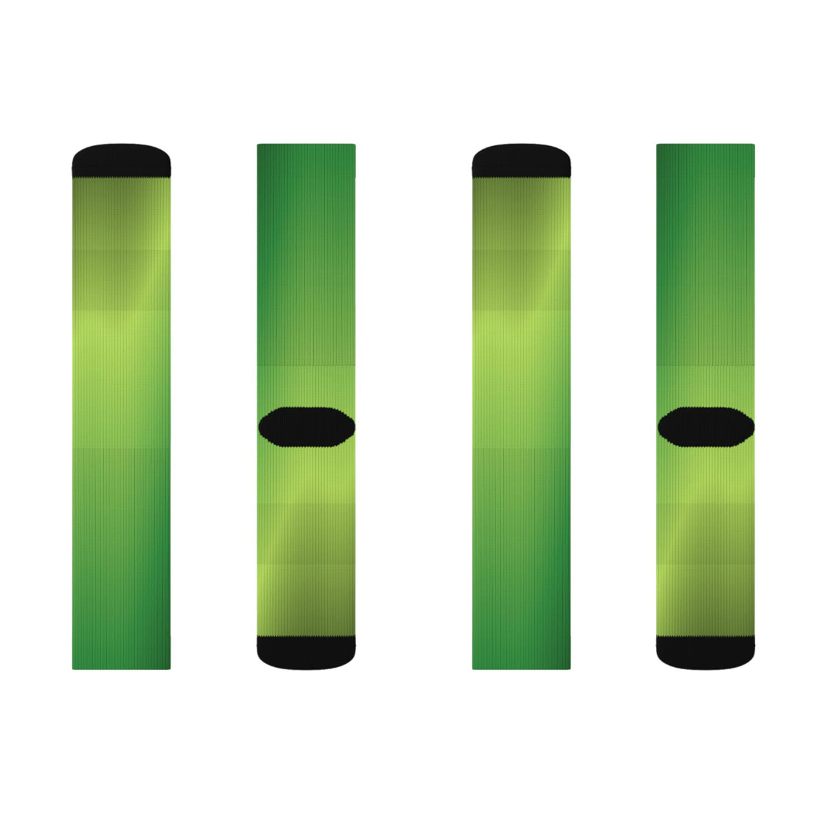 Jungle Ombre Athletic Crew Socks