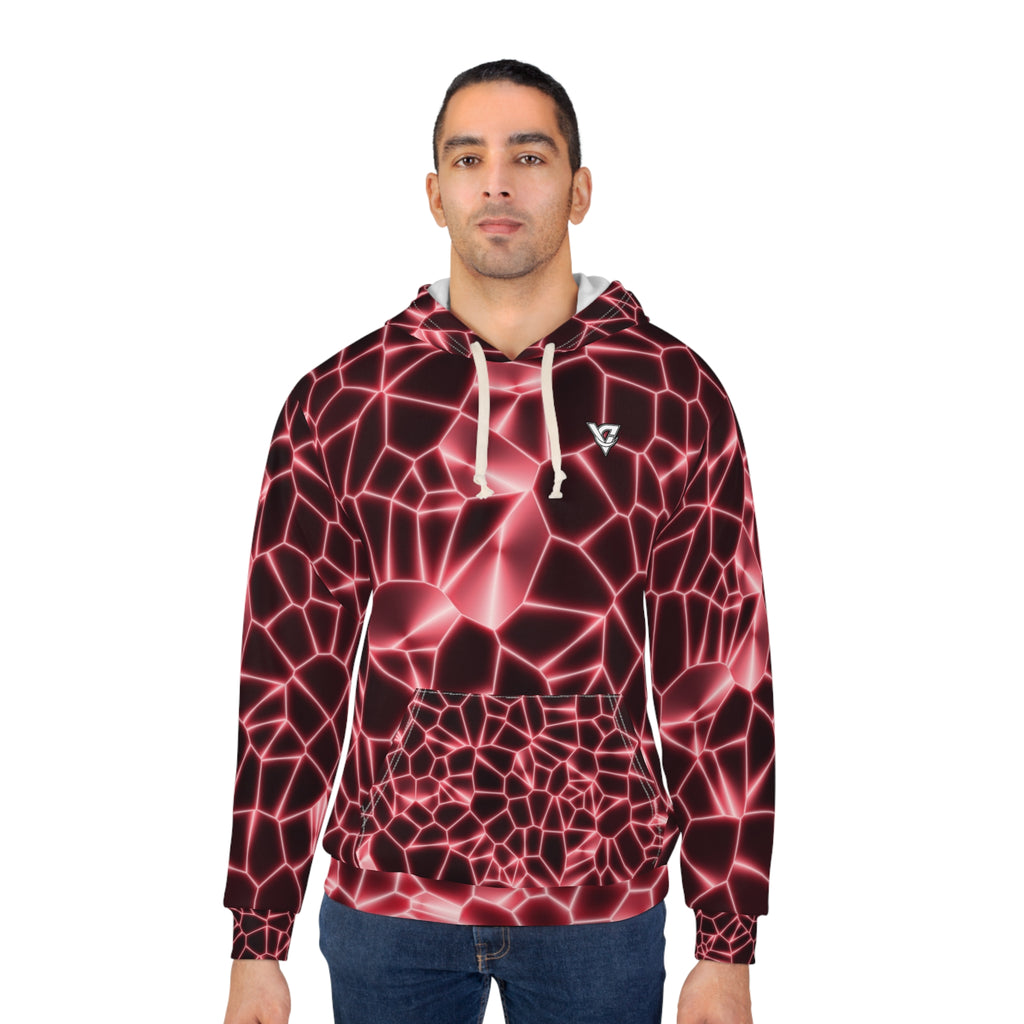 Crimson Magma Men's Pullover Hoodie