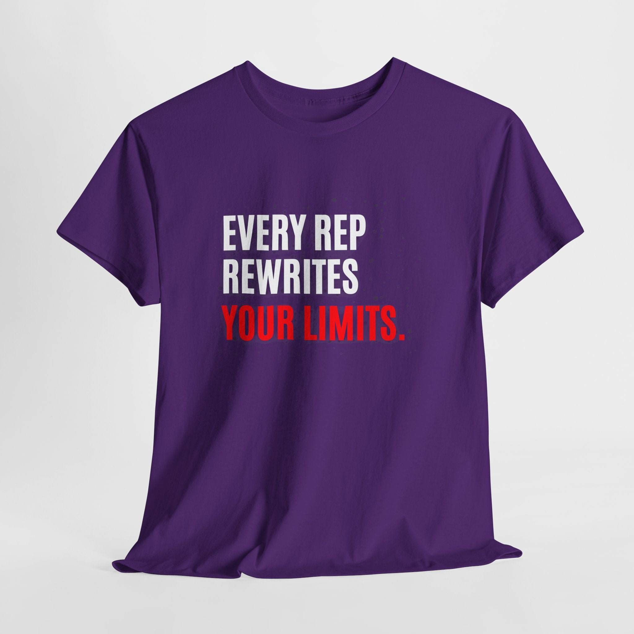 Every Rep Rewrites Your Limits | Motivational Gym T-Shirt