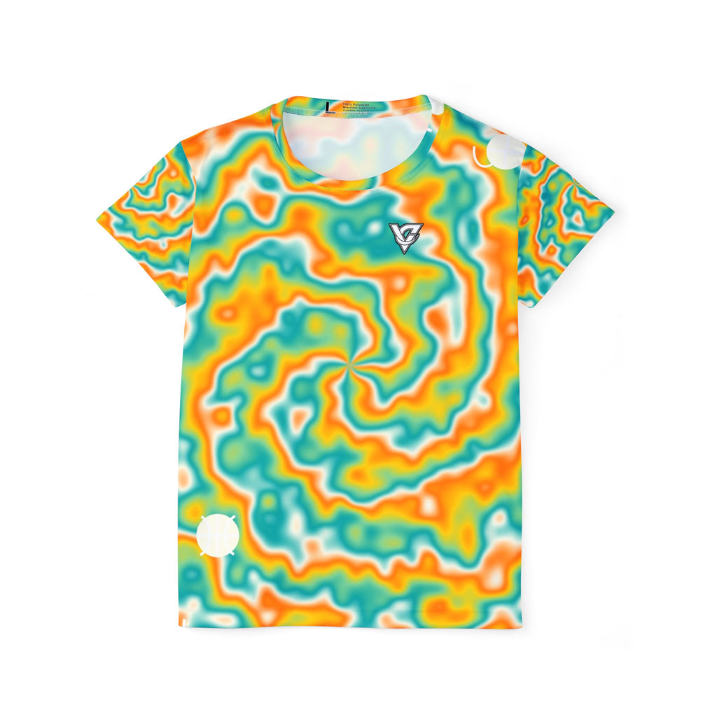Basketball Citrus Pop Tie-Dye Spin Women's Sports Jersey