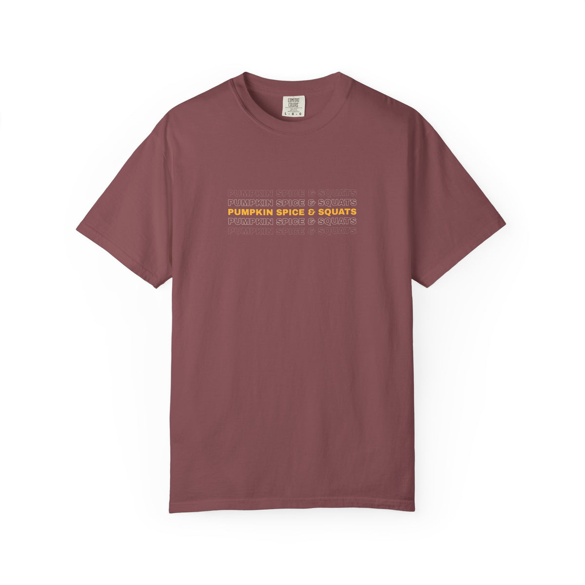 Pumpkin Spice & Squats | Women's Garment-Dyed Graphic Tee